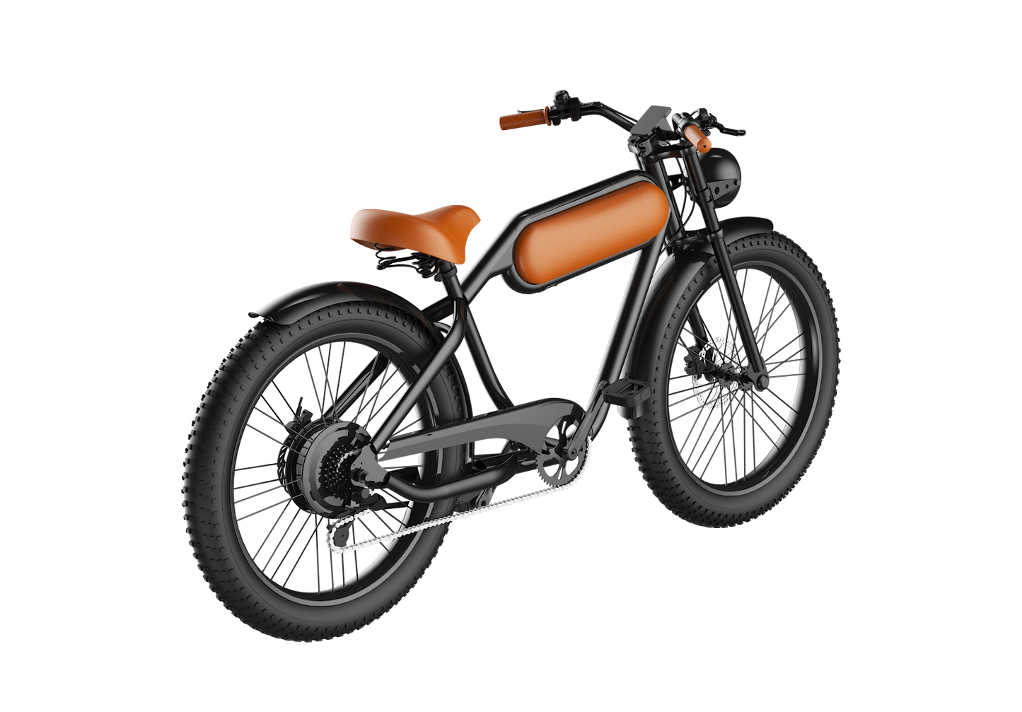 OTANGO Rear Oblique – Sleek and aerodynamic electric scooter.