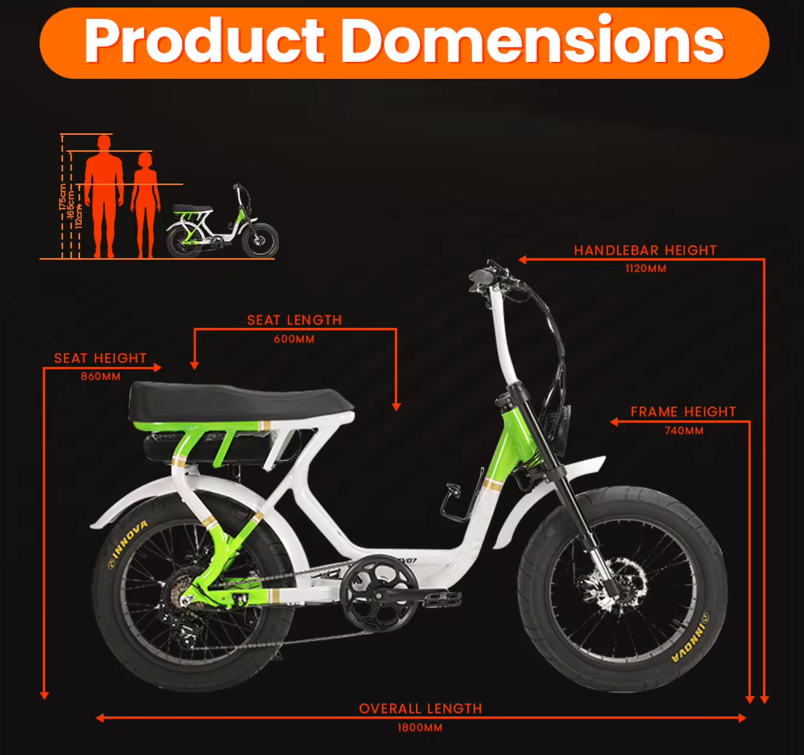 20*4 stepthru ebike ATV07 All Terrain Future Travel