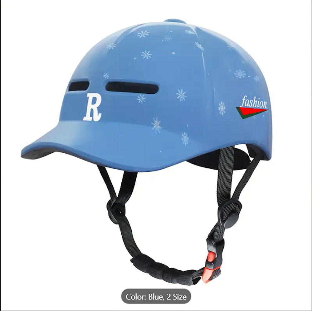 Gudook helmet blue – Stylish and protective headgear for safe riding.