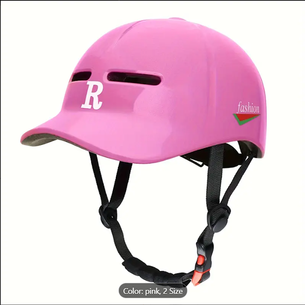 Gudook helmet in pink – Stylish and protective for riders.