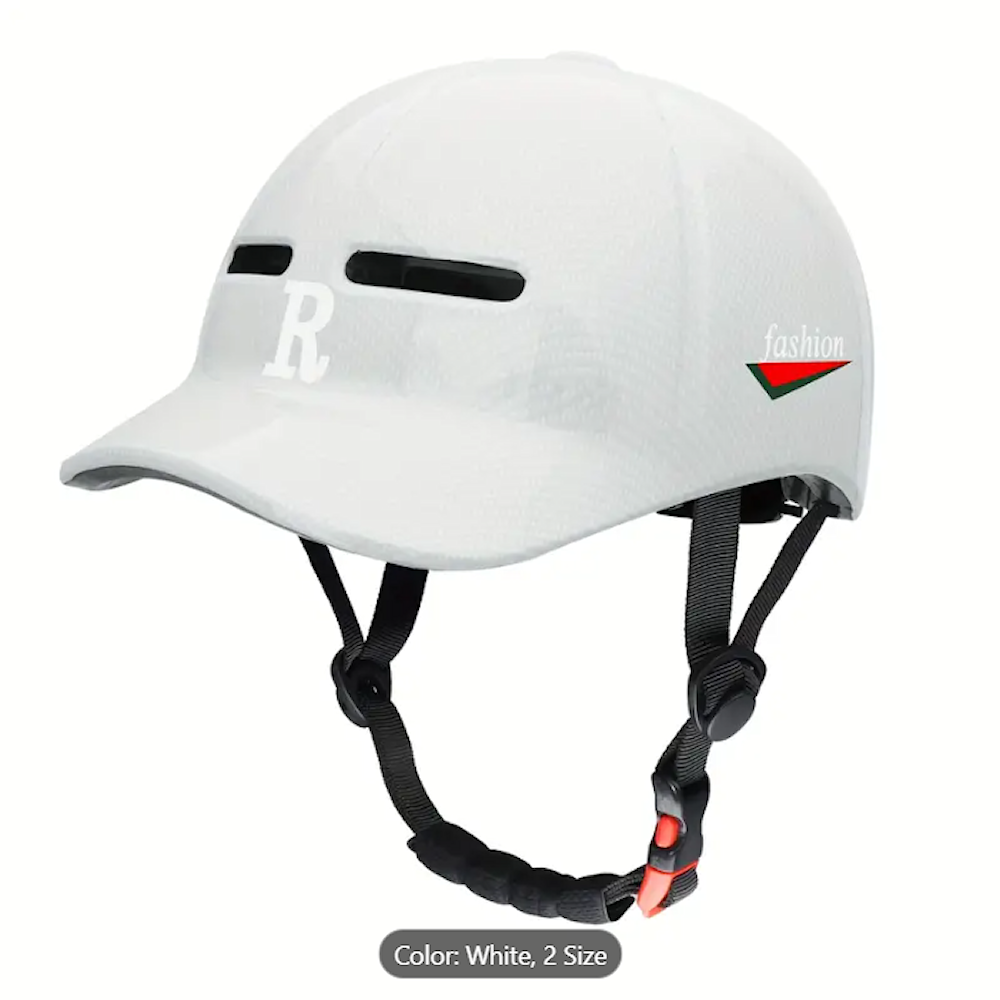 Gudook helmet in white – Premium finish with a sleek look.