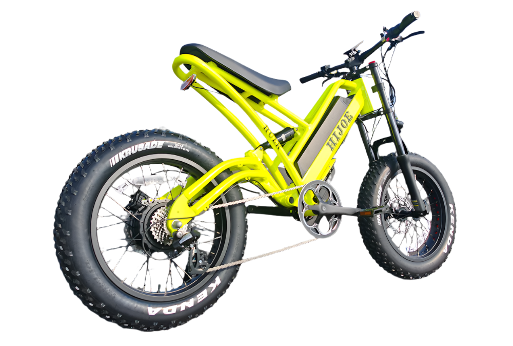 Hulk Yellow Electric Scooter – Bold and stylish electric mobility vehicle.