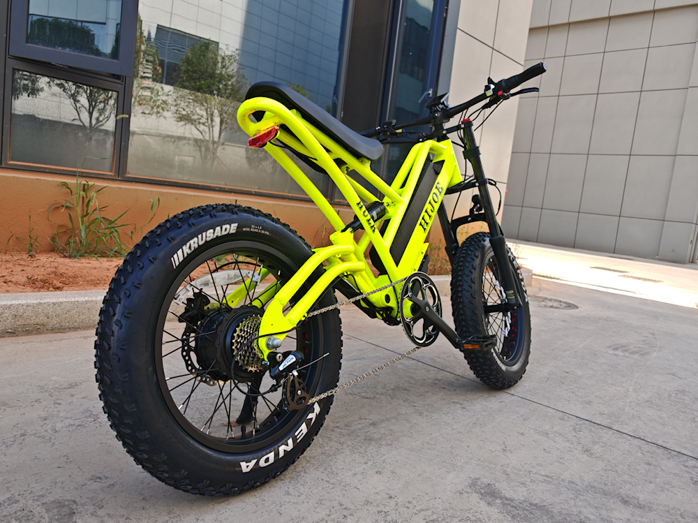 Hulk 03 electric bike with a futuristic look.