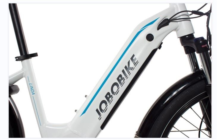 Jobo battery for long-lasting electric bike performance.