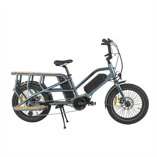 Jobo JB-TDN50L cargo electric bike with 350W mid-motor and 30Ah battery.