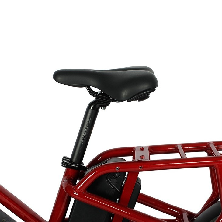 Jobo JB-TDN50Z cargo bike with a comfortable seat.