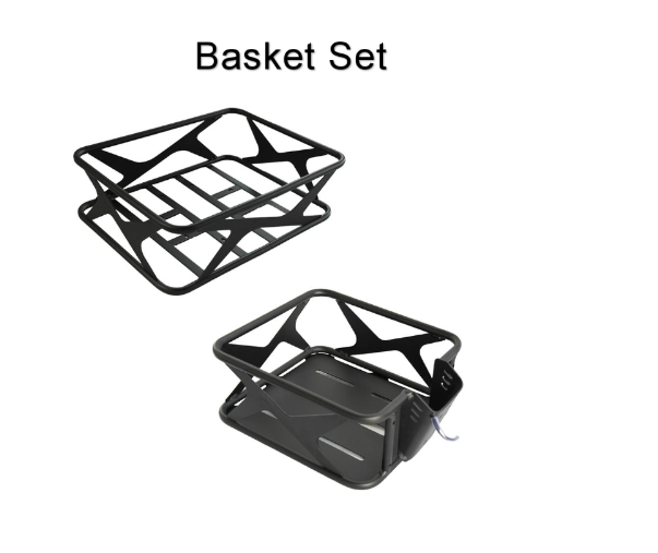 Multi-Purpose Basket Set for Electric Bikes – Convenient storage accessory.