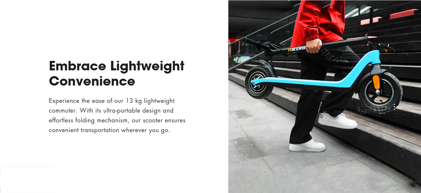 Electric bike rear angle – Comfortable seat and taillight for night rides.