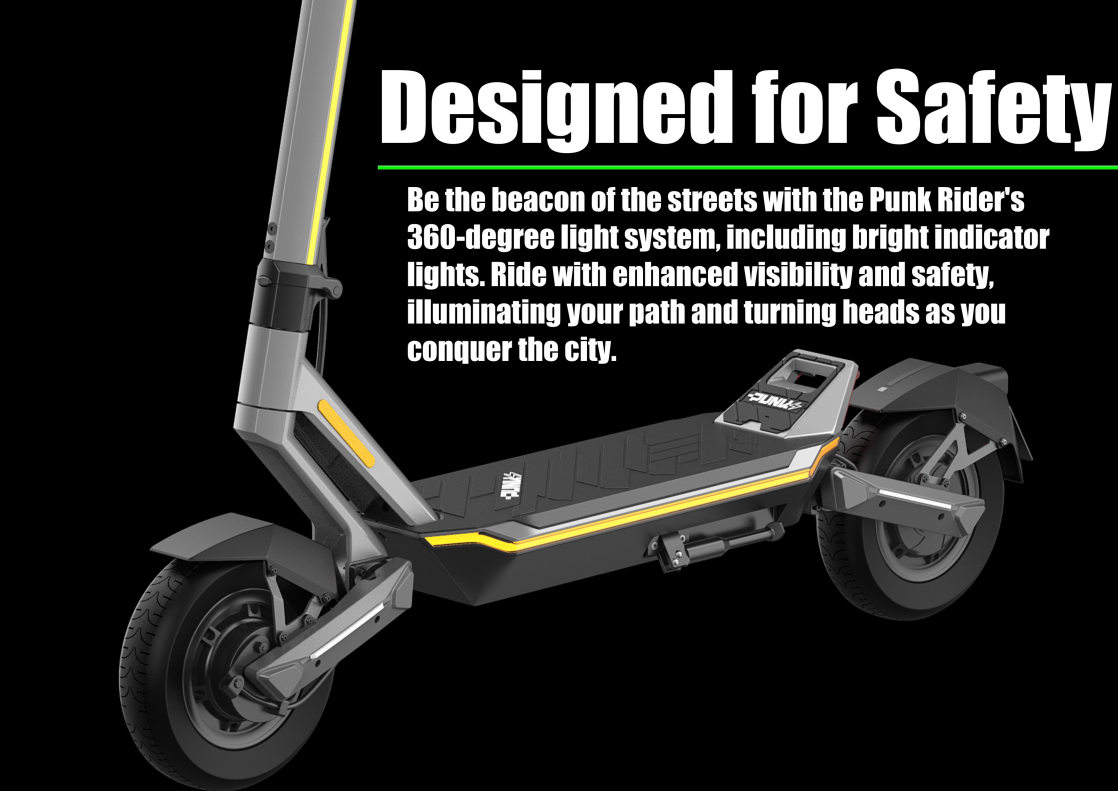 Punk Rider – Sleek aerodynamics for performance.