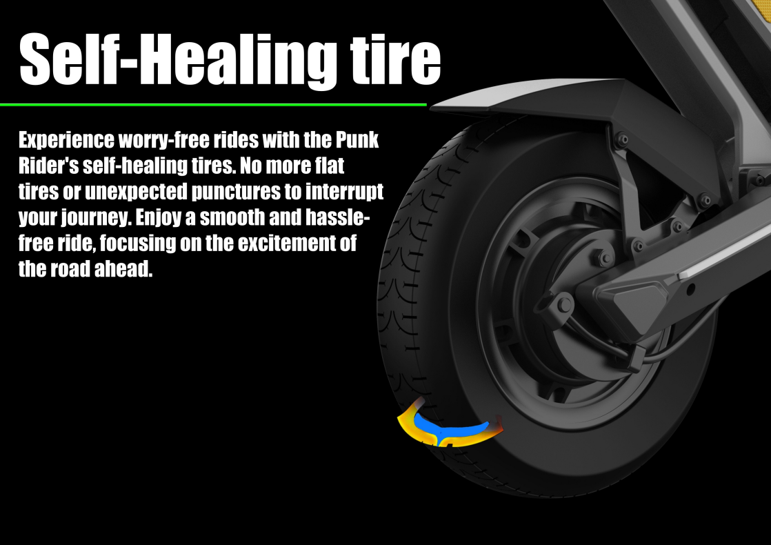 Punk Rider – Sleek aerodynamics for performance.