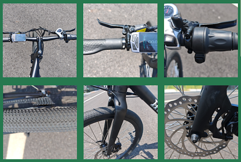 Road Cat parts overview for electric bike customization.