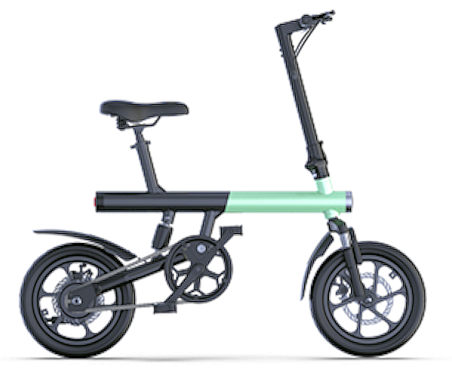 FUNKII EB04 14" Simple-Folding Full Suspension with APP e-bike