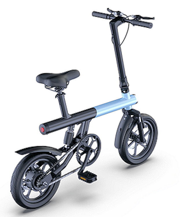 FUNKII EB04 14" Simple-Folding Full Suspension with APP e-bike