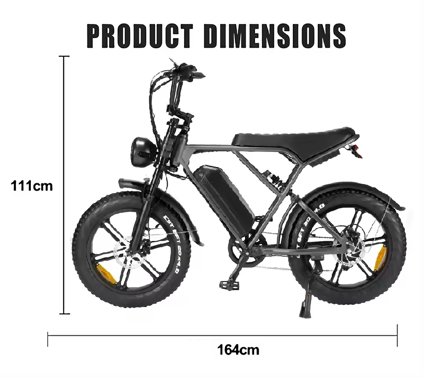 EBS BLACK MARE Zhenxi V9 BMX 20*4 E-Bike