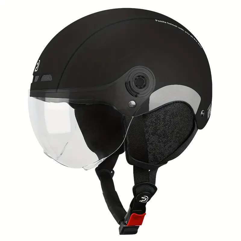 APEMILA 2 In 1 E-Bike and E-Scooter Helmet with Goggles Lens and Ear Protection, Size L 57-63CM