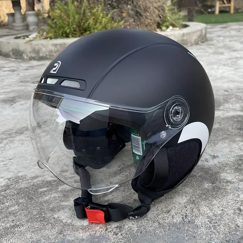 APEMILA 2 In 1 E-Bike and E-Scooter Helmet with Goggles Lens and Ear Protection, Size L 57-63CM