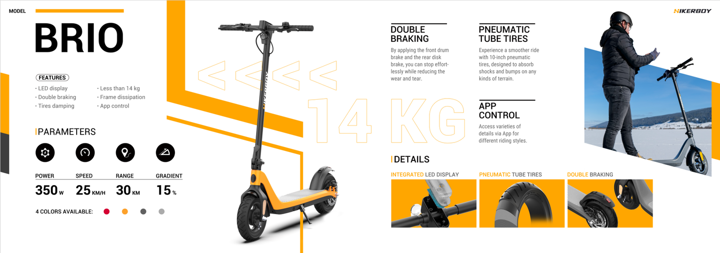 Hikerboy Brio e-scooter