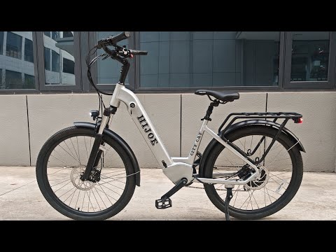 HIJOE BIKES CITY CAT Step through 26" city cruiser quality and style e-bike