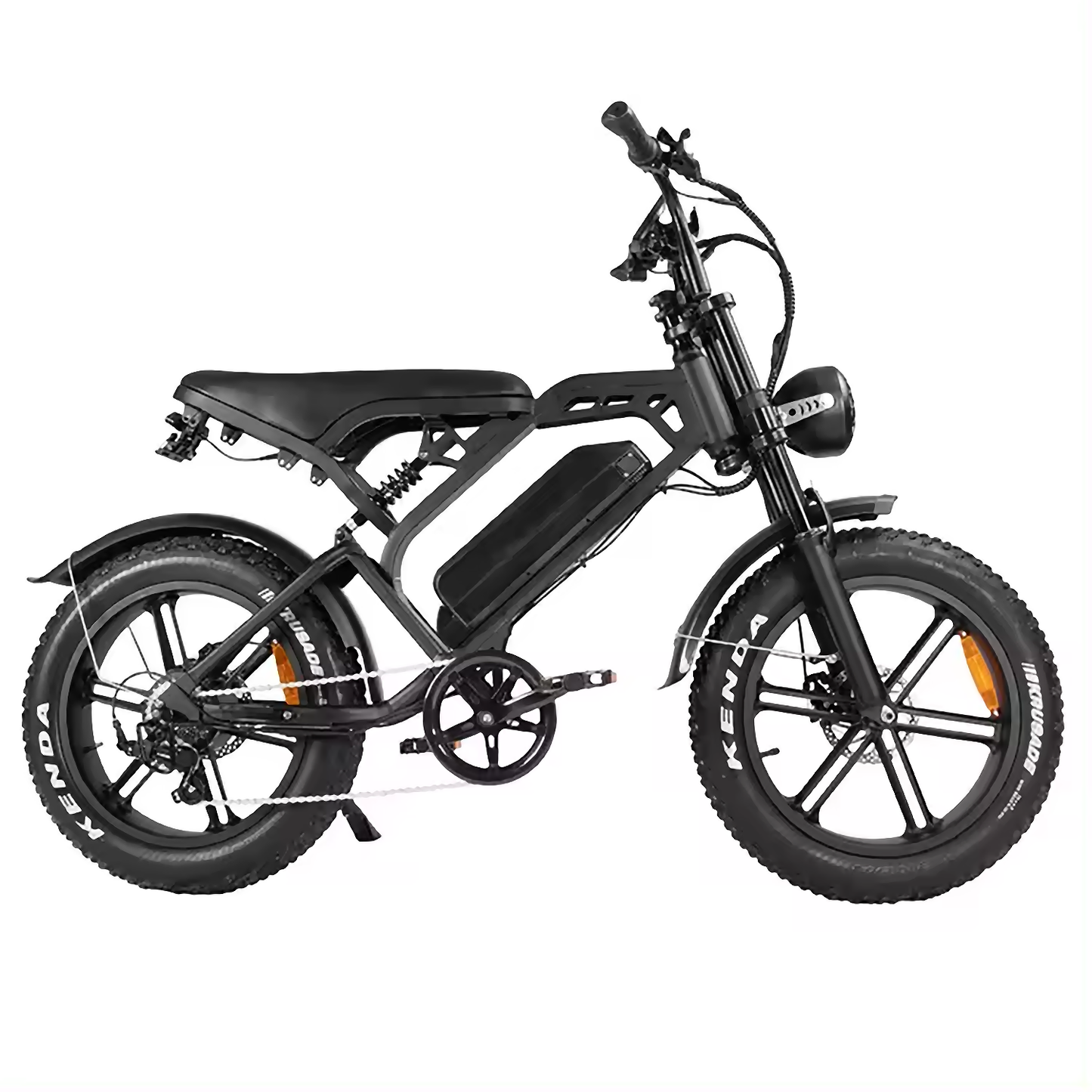 20*4" MOTO e-Bike Black Stalion EBS